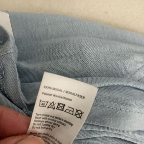 Ivy Park Baby Blue Super Soft Oversized Tank Top S - Picture 7 of 7